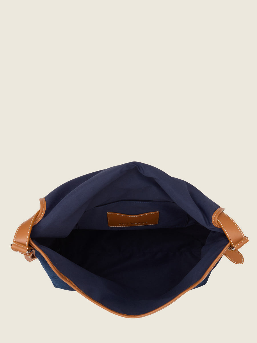 XL Denim & Leather Everyday Tote Bag